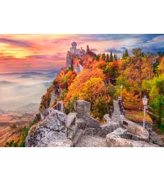 Puzzle Castorland Torre Guaita, San Marino de 1000 Piezas