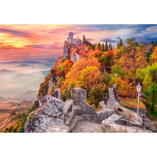 Puzzle Castorland Torre Guaita, San Marino de 1000 Piezas