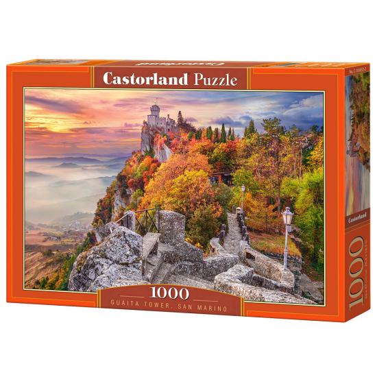 Puzzle Castorland Torre Guaita, San Marino de 1000 Piezas