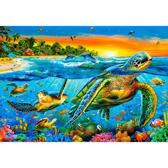 Puzzle Castorland Tortugas Acuáticas de 1000 Piezas