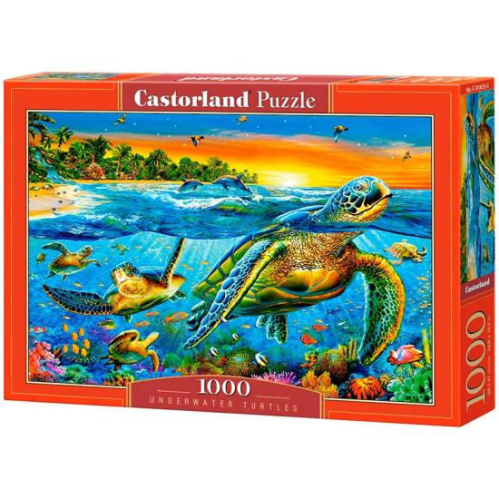 Puzzle Castorland Tortugas Acuáticas de 1000 Piezas