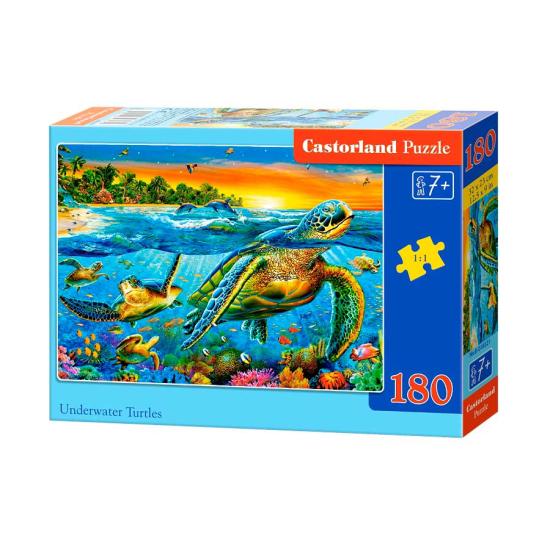 Puzzle Castorland Tortugas Bajo el Agua de 180 Piezas