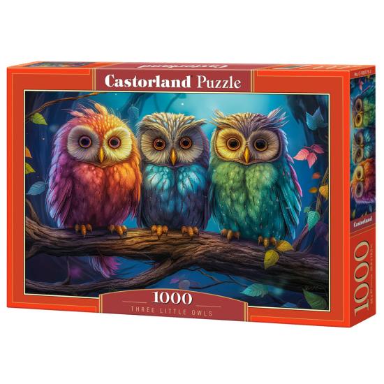 Puzzle Castorland Tres Pequeños Búhos de 1000 Piezas