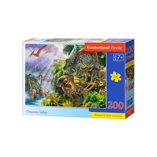 Puzzle Castorland Valle de los Dinosaurios de 200 Pzs