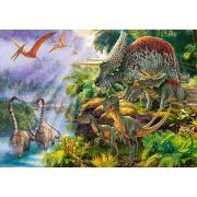 Puzzle Castorland Valle de los Dinosaurios de 500 Piezas