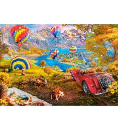 Puzzle Castorland Valle De Los Globos Aerostáticos de 1000 Pieza