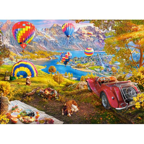 Puzzle Castorland Valle De Los Globos Aerostáticos de 300 Piezas