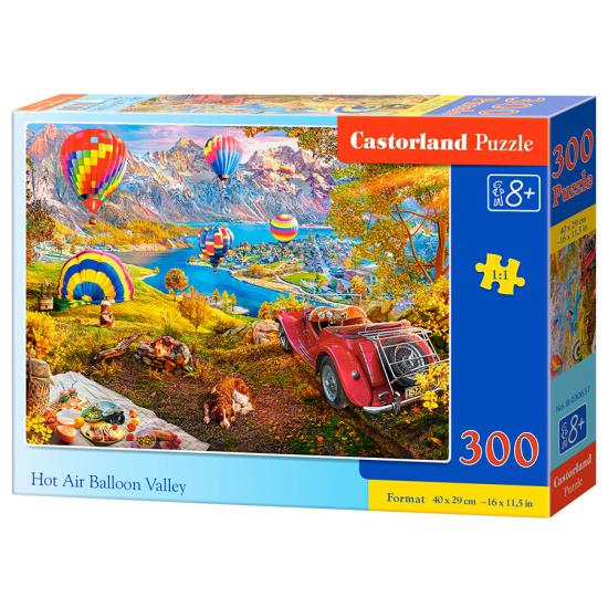 Puzzle Castorland Valle De Los Globos Aerostáticos de 300 Piezas