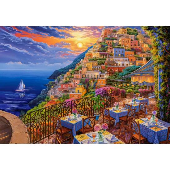 Puzzle Castorland Velada Romántica en Positano de 1500 Piezas