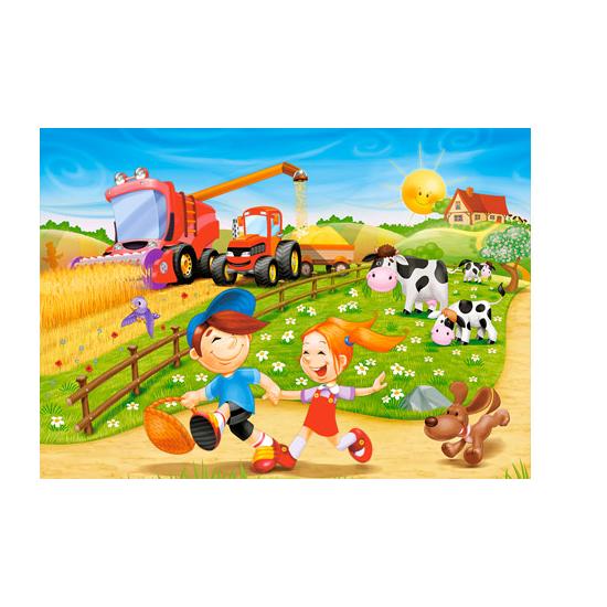 Puzzle Castorland Verano en el Campo de 60 Piezas