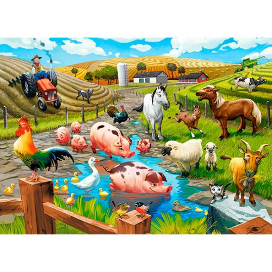 Puzzle Castorland Vida en la Granja de 70 Piezas Puzzle Castorland Vida en la Granja de 70 Piezas