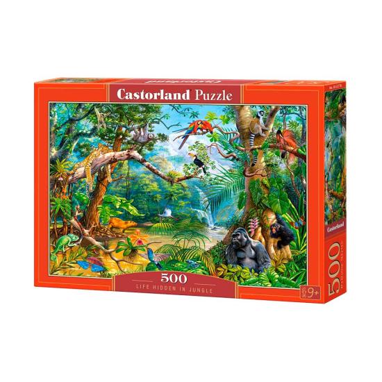 Puzzle Castorland Vida Oculta en la Jungla 500 Piezas