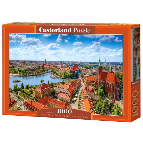 Puzzle Castorland Vista Aérea De Wroclaw, Polonia de 1000 Piezas