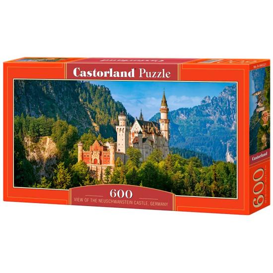 Puzzle Castorland Vista de Castillo Neuschwanstein de 600 Pieza