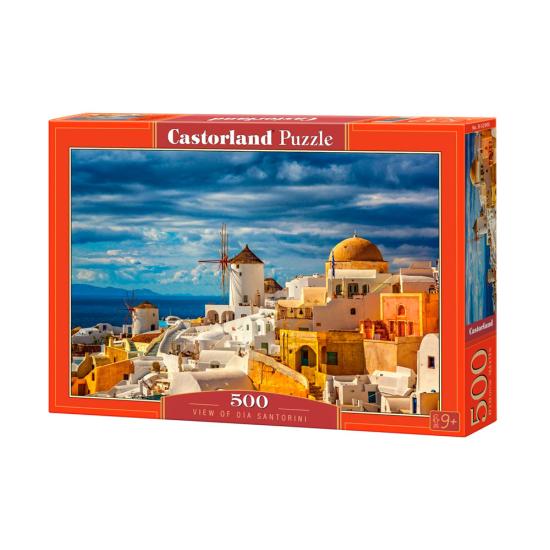 Puzzle Castorland Vista de Oia Santorini de 500 Piezas