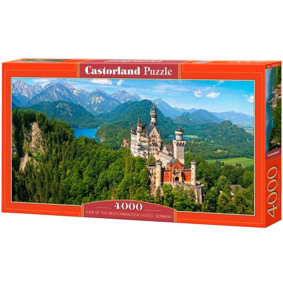 Puzzle Castorland Vista del Castillo de Neuschwanstein de 4000