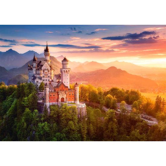 Puzzle Castorland Vista del Castillo Neuschwanstein 500 Piezas