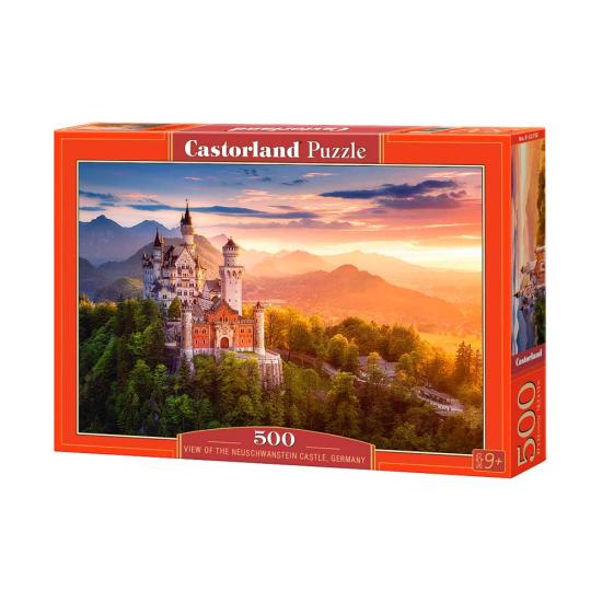 Puzzle Castorland Vista del Castillo Neuschwanstein 500 Piezas