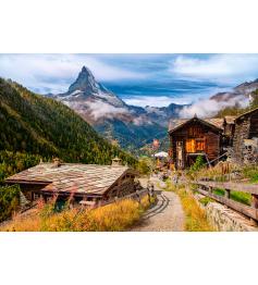 Puzzle Castorland Vista Del Matterhorn, Suiza de 1500 Piezas