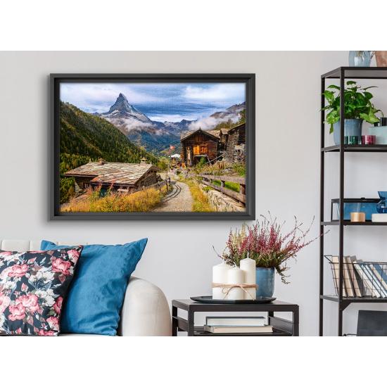 Puzzle Castorland Vista Del Matterhorn, Suiza de 1500 Piezas