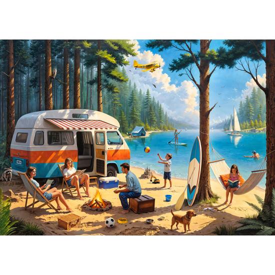 Puzzle Cherry Pazzi Acampada Y Tranquilidad XXL 300 Piezas