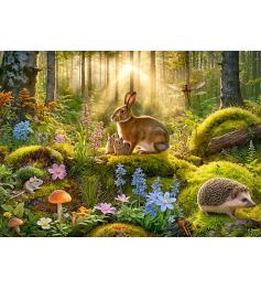 Puzzle Cherry Pazzi Amigos Del Bosque XXL 300 Piezas