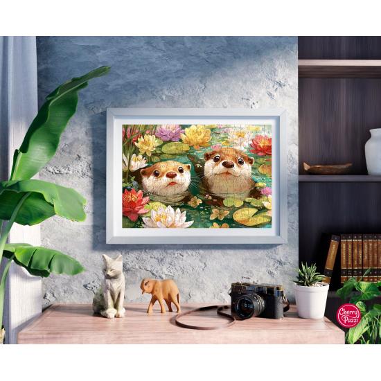 Puzzle Cherry Pazzi Amigos Del Estanque XXL 300 Piezas
