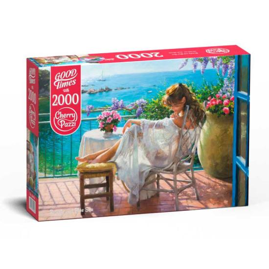 Puzzle Cherry Pazzi Belleza y Mar Azul de 2000 Piezas Puzzle Cherry Pazzi Belleza y Mar Azul de 2000 Piezas
