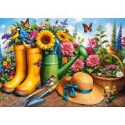 Puzzle Cherry Pazzi Botas Doradas, Raíces Florecientes 1000 Pzs