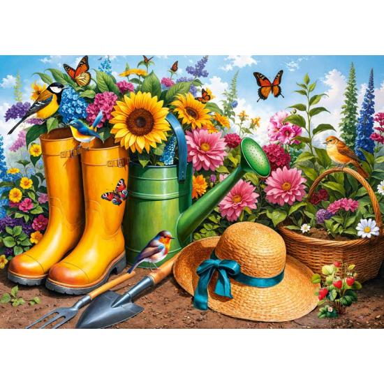 Puzzle Cherry Pazzi Botas Doradas, Raíces Florecientes 1000 Pzs