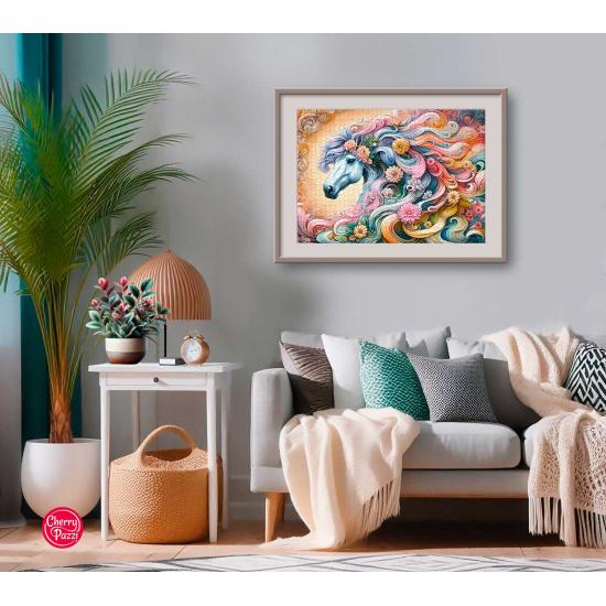 Puzzle Cherry Pazzi Caballo de Ensueño de 1000 Piezas