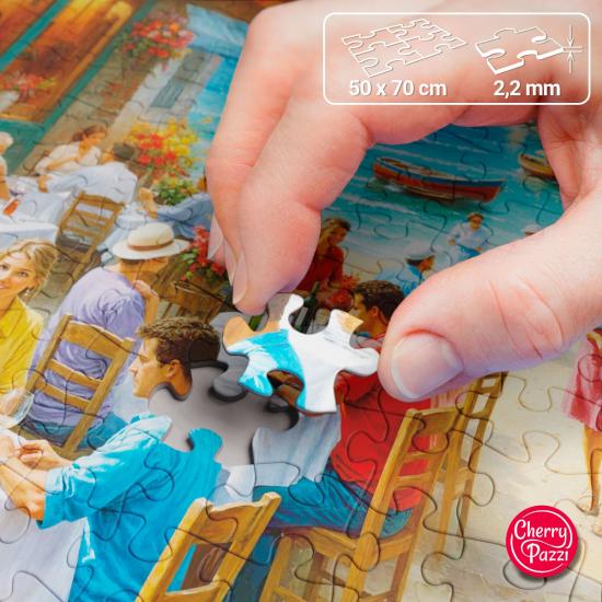 Puzzle Cherry Pazzi Callejón de los Paraguas de 1000 Piezas