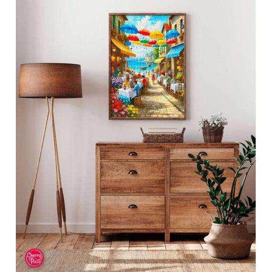 Puzzle Cherry Pazzi Callejón de los Paraguas de 1000 Piezas