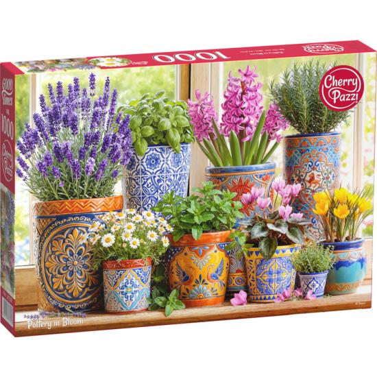 Puzzle Cherry Pazzi Cerámica En Flor de 1000 Piezas