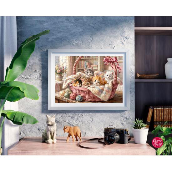 Puzzle Cherry Pazzi Cesta Llena De Amor XXL 300 Piezas