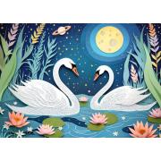 Puzzle Cherry Pazzi Cita A La Luz De La Luna de 1000 Piezas