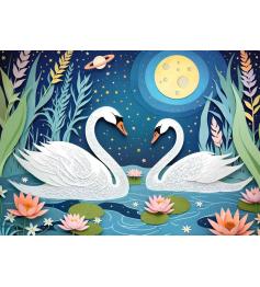 Puzzle Cherry Pazzi Cita A La Luz De La Luna de 1000 Piezas