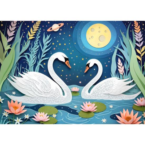 Puzzle Cherry Pazzi Cita A La Luz De La Luna de 1000 Piezas