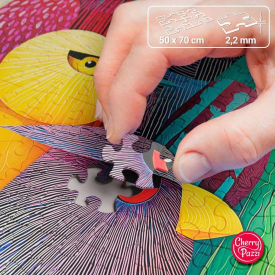 Puzzle Cherry Pazzi Club De Aves de 1000 Piezas