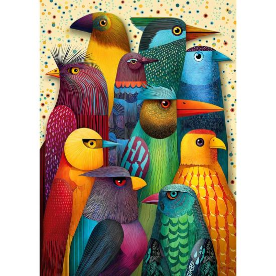 Puzzle Cherry Pazzi Club De Aves de 1000 Piezas