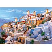 Puzzle Cherry Pazzi Color de Santorini de 1000 Piezas