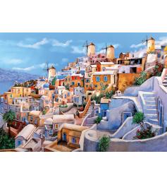 Puzzle Cherry Pazzi Color de Santorini de 1000 Piezas