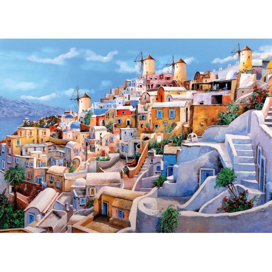 Puzzle Cherry Pazzi Color de Santorini de 1000 Piezas Puzzle Cherry Pazzi Color de Santorini de 1000 Piezas