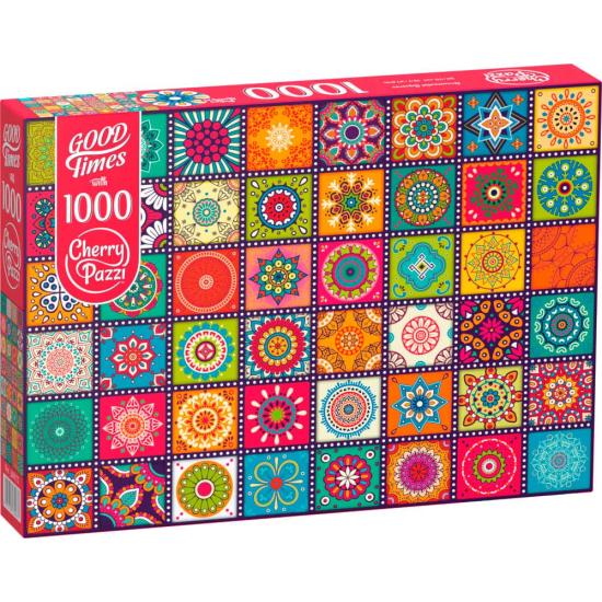 Puzzle Cherry Pazzi Cuadrados Ornamentales de 1000 Piezas