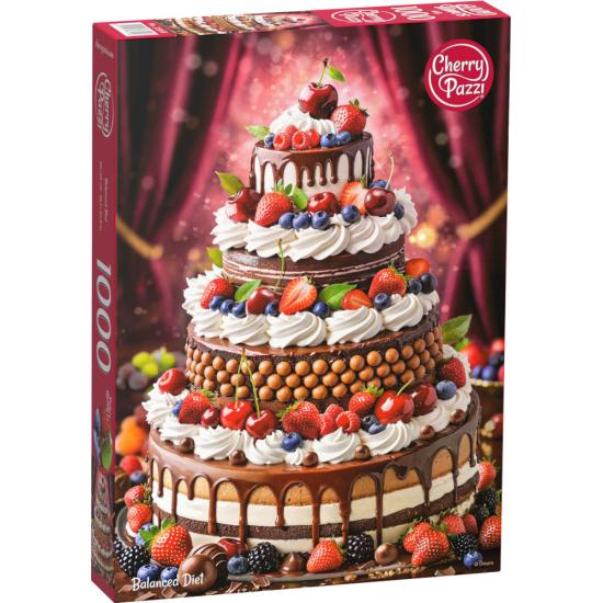 Puzzle Cherry Pazzi Dieta Equilibrada de 1000 Piezas