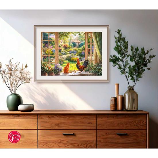 Puzzle Cherry Pazzi Disfrutando de Las Vistas de 1000 Piezas