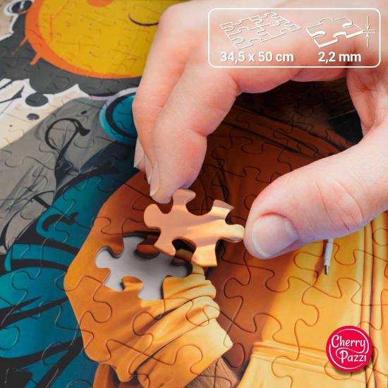 Puzzle Cherry Pazzi Don't Worry, Be Cappy de 500 Piezas