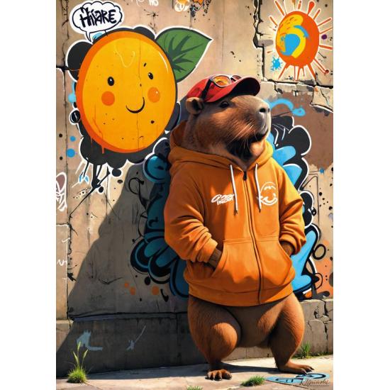 Puzzle Cherry Pazzi Don't Worry, Be Cappy de 500 Piezas