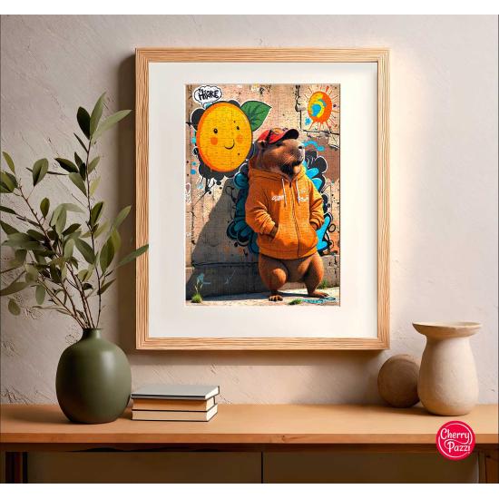 Puzzle Cherry Pazzi Don't Worry, Be Cappy de 500 Piezas