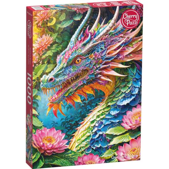 Puzzle Cherry Pazzi Dragón De Buena Suerte de 1000 Piezas Puzzle Cherry Pazzi Dragón De Buena Suerte de 1000 Piezas